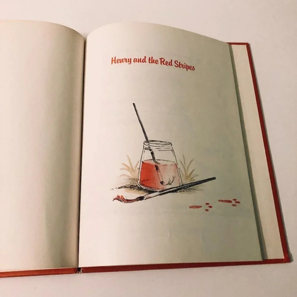 Vintage 1982 Henry and the Red Stripes Hardcover Eileen Christelow - Picture 7 of 14